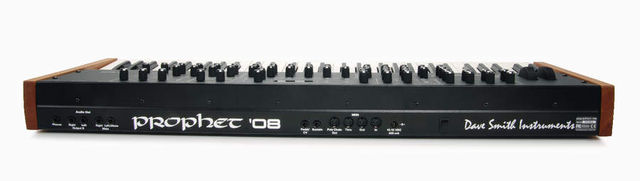 As usual, audio and MIDI connectivity is on the synth's rear panel